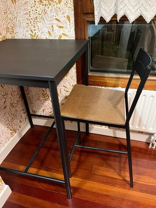 Mesa alta y silla Sandsberg Ikea