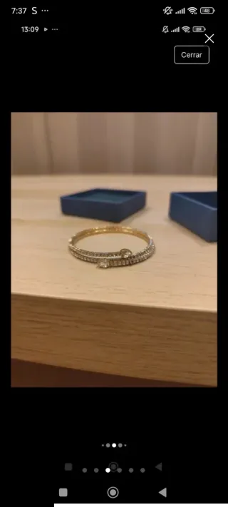 Pulsera Swarovski Twisty Original Oro