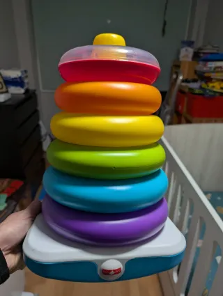 Juego de Anillos Apilables gigante Bebé Fisher-Pr