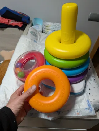 Juego de Anillos Apilables gigante Bebé Fisher-Pr