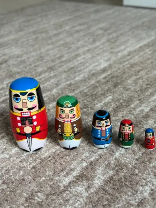Set Matrioska Nutcracker