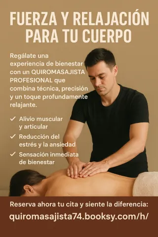 Quiromasajista profesional titulado