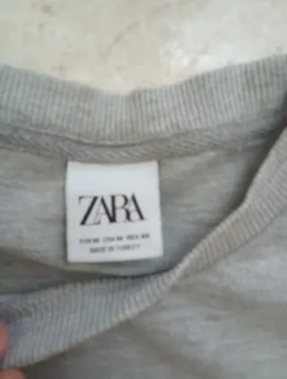 Sudadera Zara Gris