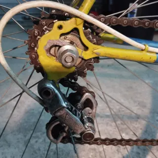 Bicicleta Carretera Vintage Azul