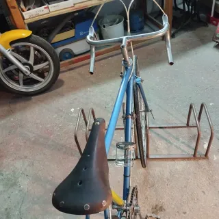 Bicicleta Carretera Vintage Azul