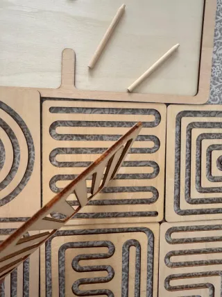 Set 10 tavole prescrittura legno