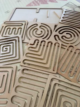 Set 10 tavole prescrittura legno