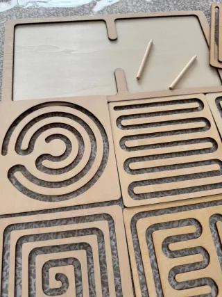 Set 10 tavole prescrittura legno