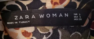 Vestido corto Zara estampado floral