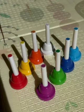 Set 8 Campanelle Colorate