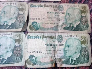 Banconote Antiche Portogallo e Argentina