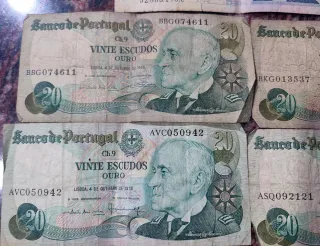 Banconote Antiche Portogallo e Argentina