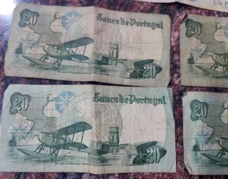 Banconote Antiche Portogallo e Argentina