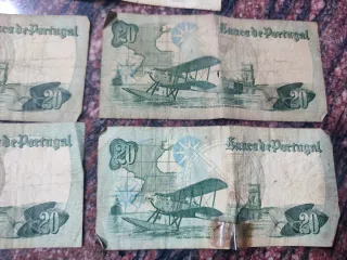 Banconote Antiche Portogallo e Argentina