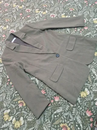 Americana mujer verde oliva