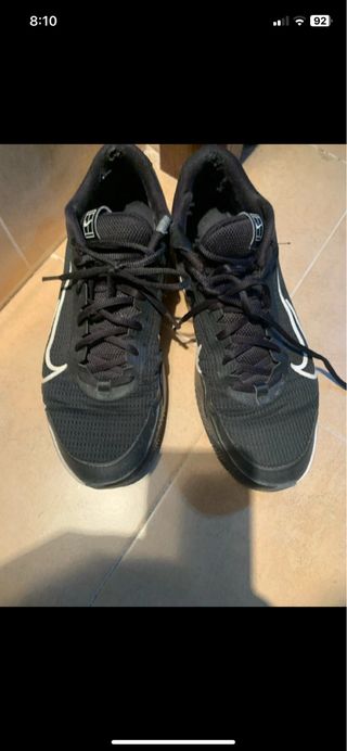 Zapatillas Nike Vapor Tenis Negras Blancas