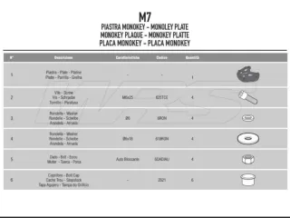 Soporte Givi M7 parrilla