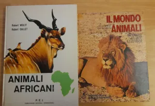 Libri vintage dedicati al mondo della natura