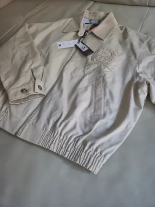 Chaqueta Harrington Tommy Hilfiger Mujer Beige M