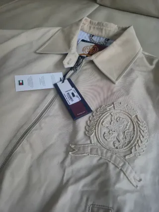 Chaqueta Harrington Tommy Hilfiger Mujer Beige M