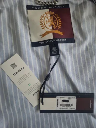 Chaqueta Harrington Tommy Hilfiger Mujer Beige M