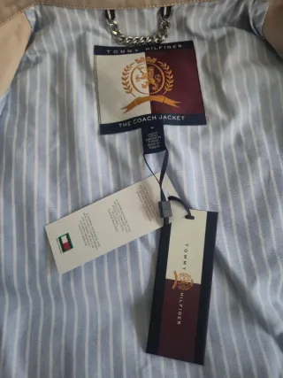 Chaqueta Harrington Tommy Hilfiger Mujer Beige M