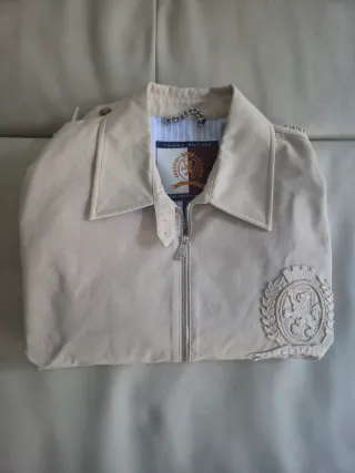 Chaqueta Harrington Tommy Hilfiger Mujer Beige M