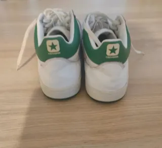 Zapatillas Converse Hombre Blancas y Verdes