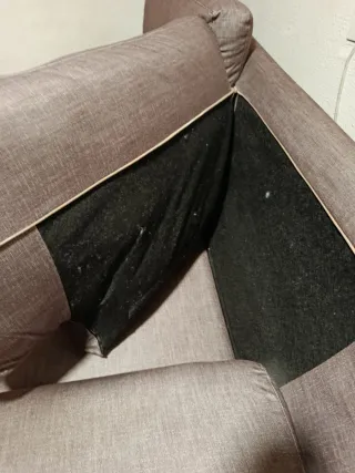 Sofá de 3 plazas en tela