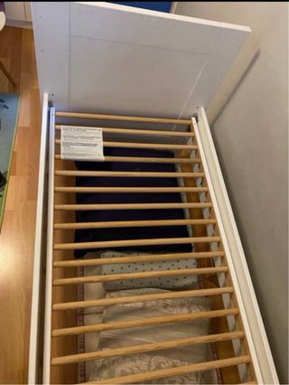 Cuna convertible blanca