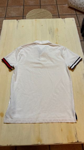 Polo Tommy Jeans blanco original talla S