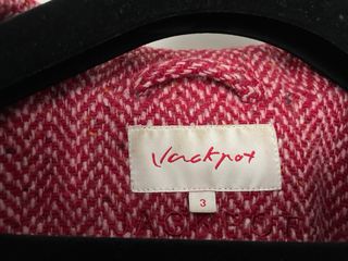 Abrigo corto Jackpot, jaspeado rojo T.3