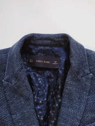 Blazer jaspeado Zara mujer