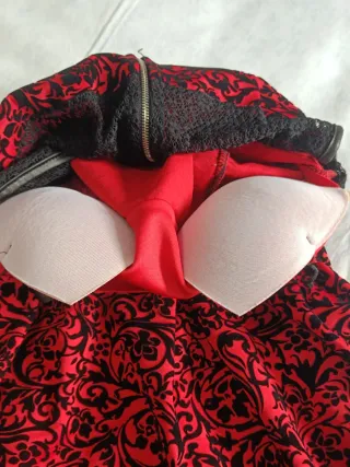 Vestido fiesta terciopelo grabado Talla M