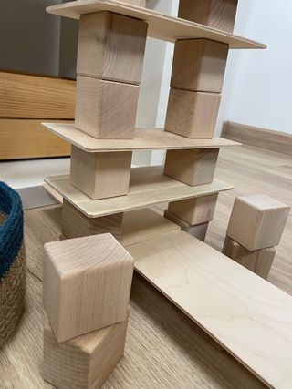 Bloques Waldorf Just Blocks + Cesta