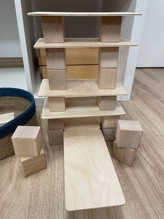 Bloques Waldorf Just Blocks + Cesta