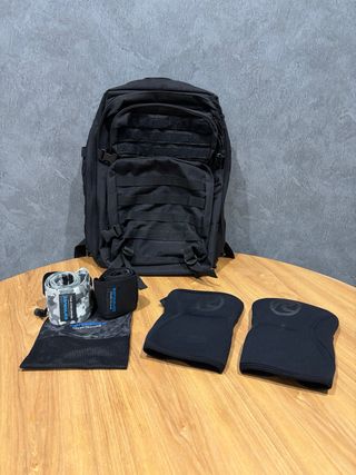 Mochila Crossfit + Rodilleras + Muñequeras