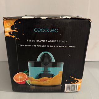 Exprimidor eléctrico Cecotec EssentialVita Adjust Black 40 W