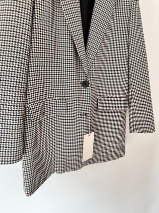 Blazer Zara Pata de Gallo