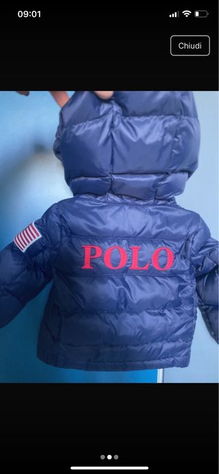 Piumino Ralph Lauren Polo bimbo