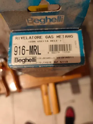 Beghelli Sentigas Rivelatore Elettronico Gas