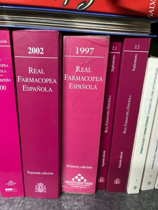 Libros Farmacopea Española