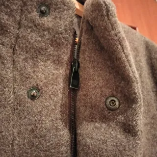 Chaquetón Caramelo Lana Marrón