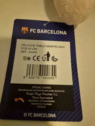 Peluche 40 cm FC Barcelona Spotify