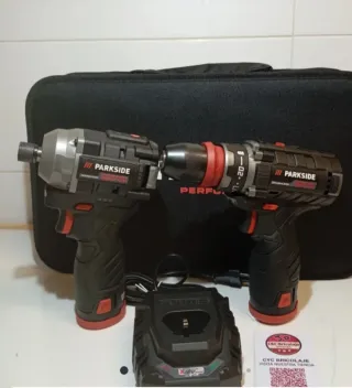 Parkside Taladro Atornillador y Llave de Impacto