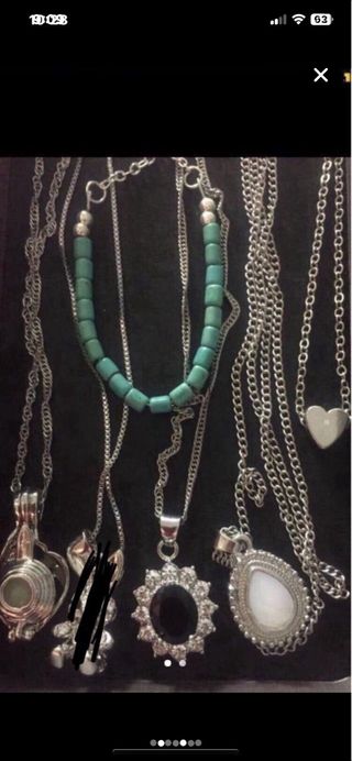 2X1 Colgantes dorados o plateados nuevos