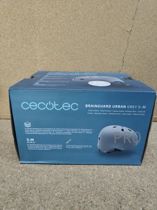 Casco Urbano y Montaña para Bicicletas S-M gris Cecotec