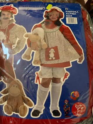 Disfraz Pastora Alpina 11-13 años
