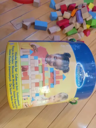 Juego Bloques Madera Universe of Imagination