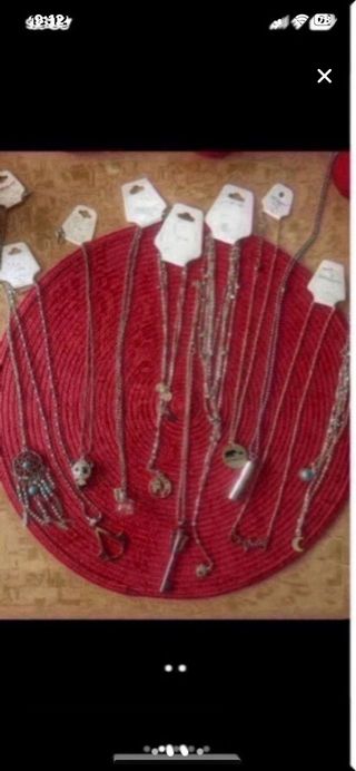 2X1 Colgantes plateados o dorados nuevos